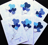 Love Balloons - Handcrafted (blank) Card - dr20-0018